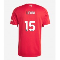 Fotbalové Dres Liverpool Giovanni Leoni #15 Domácí 2025-26 Krátký Rukáv